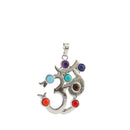 Colorful Gemstone Stone Chakra Charm DIY Pendant for Necklace Jewelry Lucky Charms