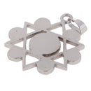 Star of David 7 Color Hollow Hexagram Spritual Necklace Pendant Reiki Gemstone Pendant