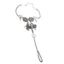 Women Ankle Bracelets Vintage Coins Flower Tassel Water Drop Anklets Beach Foot Jewelry