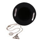 Vintage Victorian Steampunk Mini Top Hat Hairclip Practical Compass Gear Charms Halloween Hat Lady Fancy Head Wear