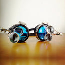 Retro Vintage Victorian Steampunk Goggles Glasses Welding Cyber Punk Gothic Cosplay Eye Protection Equipment for Cosplay Dance