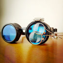 Retro Vintage Victorian Steampunk Goggles Glasses Welding Cyber Punk Gothic Cosplay Eye Protection Equipment for Cosplay Dance