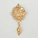 Fashion Bridal Wedding Party Crystal Rhinestone Teardrop Brooch Pin