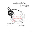 Women Girls Jewelry Gifts Black Leather Chain Choker Necklace Collar Silver