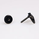 Punk Rock Gothic Mens Stainless Steel Dragon Eagle Claw Stud Earrings Screw