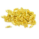 50 Pieces 15x4mm Handmade Gold Column Barrel Swivel Screw Necklace Clasps