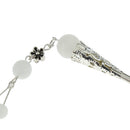 Women Lady Retro Vintage Hair Stick Silver Butterfly Tassel Headwear Hair Accessory