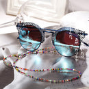 Colorful Small Beads Eyeglasses Sunglass Eyewear Cord Holder Neck Strap Lady Fashion Reading Eyeglasses Jewelry