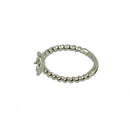 6 Pieces Brass Round Bezel Adjustable Ring Peg Mount Round Flower Cup DIY
