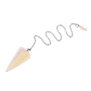 Protein Color Natural Crystal Hexagonal column Fashion Dowsing Ornament Pendulum 1Piece Natural six Facet Long Chain Accessories
