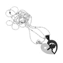 1 Pair Stainless Steel Men Women Matching Love Heart Key Pendant Necklace Jewelry Lovers Couples Romantic Necklace