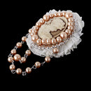 New Hot Resin palace Beauty Brooch Pin Sliver CHain Rose Gold Plated Lots Balls LITTLE Chain Dangle for Women Girls