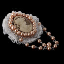 New Hot Resin palace Beauty Brooch Pin Sliver CHain Rose Gold Plated Lots Balls LITTLE Chain Dangle for Women Girls