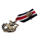 Unisex Vintage Navy Style Horse Anchor Medal Brooch Lapel Pin Punk Jewelry