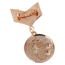 Retro Mens American Navy Style Uniform Star Medal Brooches Badge Brooch Pin