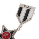Fashion Trendy WesternNavy Design Star Pattern Dangle Retro Popular Unisex Brooch Pin Jewelry Cool Accessories