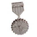 Uniform Medal KING Brooch Streampunk Gothic Brooches Badge Pin UK Style Royal Medal Pin Corsage