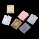 6 Pieces Alloy Flower Book Photo Picture Charm Pendant Gift Frame Locket Jewelry Gifts