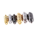 Mixed Color 6 Pieces/ Pack Ridged Clasps DIY Findings Making Crafts Necklace Bracelet Accessories