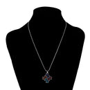 Men Women's Awareness Puzzle Piece Jigsaw Charm Pendant Chain Necklace
