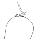 Men Women's Awareness Puzzle Piece Jigsaw Charm Pendant Chain Necklace