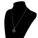 Men Women's Awareness Puzzle Piece Jigsaw Charm Pendant Chain Necklace