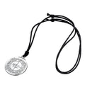 Talisman Solomon Round Pentacle Seal Pendant Necklace Pagan Wiccan Amulet Jewelry