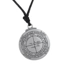 Talisman Solomon Round Pentacle Seal Pendant Necklace Pagan Wiccan Amulet Jewelry