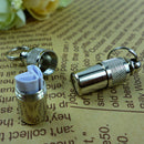 2pcs Pet Necklace Pendant ID Tag Collar Charm Silver Alloy Keychain Key Chain Rings Necklace Accessories for Dogs Cats