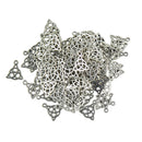 50 Pieces Tibetan Silver Triangle Celtic Knot Jewelry Making Charms Pendant