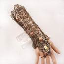 Bridal Flower Lace Bracelet Gothic Vintage Handmade Wedding Bracelet Ring