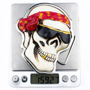 Vintage Western Gothic 3D Skull Head Skeleton Belt Buckle for Men's Gifts