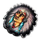 Handmade West Indian Warrior Chief Head Belt Buckle Biker Native American