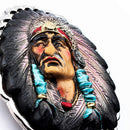 Handmade West Indian Warrior Chief Head Belt Buckle Biker Native American