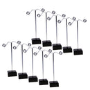 10pcs 11.5cm Height Earrings Display Stand Jewelry Organizer Holder Black