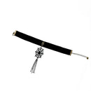 Black Velvet Choker Collar Choker Necklace with Spider Web Pendant Halloween Party Accessories