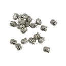 20 Pieces Vintage Tibetan Silver 3D Buddha Spiritual Spacer Beads Jewelry DIY Making Findings for Necklace Earrings Bracelet