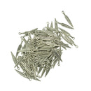 100 Pieces Tibetan Silver 3D Long Feather Charms Pendants Jewelry DIY Making