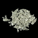 20 Pieces Tibetan Silver Lover Swan Valentines Day Charm Pendant Jewelry DIY