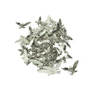 50 Pieces Tibetan Silver Hawk Eagle Bird Flying Charms Pendants Jewelry DIY