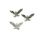 50 Pieces Tibetan Silver Hawk Eagle Bird Flying Charms Pendants Jewelry DIY