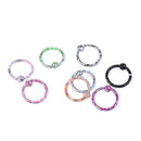 8Pcs 316L Stainless Steel Septum Nose Ring Piercing Lip Nose Hoop Ring Stud