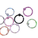 8Pcs 316L Stainless Steel Septum Nose Ring Piercing Lip Nose Hoop Ring Stud