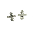30 Pieces Tibetan Silver I love Basketball Heart Charms For Jewelry Making