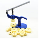 Watch Back Case Closer Press Capper Repair Kit with 12pcs DIES