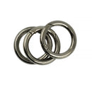 3 Pieces Round Snap Hooks Clip Handbag Purse Shoulder Strap Spring Loaded Clasp Keyring Buckle