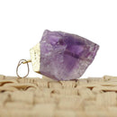 Natural Amethyst Crystal Irregular Stone Pendant Necklace Fashion DIY Crafts for Necklace