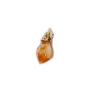 Irregular Natural Crystal Chakra For Necklace Quartz Pendant Yellow Stone Unisex 35x16mm