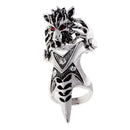 Fashion Wolf Head Rings Punk Rock Style Party Rings Men Aolly Ring Jewelry
