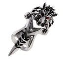 Fashion Wolf Head Rings Punk Rock Style Party Rings Men Aolly Ring Jewelry